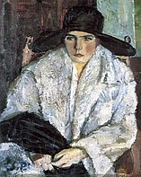 Anny Pauser, 1924/25, Öl auf Leinwand, 76x56 cm, WV 7