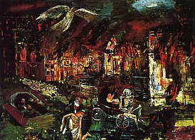  Katastrophe (Niemals vergessen), 1945, Öl auf Leinwand, 110x150 cm, WV 415