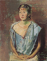  Angela, 1953, Öl auf Leinwand, 92x73 cm, WV 541, Angela Pauser, Wien