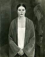 Bildnis meiner Frau (Anny), 1928, Öl auf Leinwand, WV 55