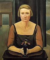 Mathilde Sohner, 1934, Öl auf Hartplatte, 73x53 cm, WV 253