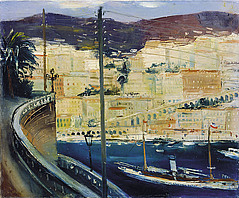 Monte Carlo, 1938 oder früher, Öl auf Leinwand, 60x73 cm, WV 346, Belvedere, Wien
