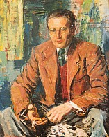 Univ.Doz.Dr.Robert Pfleger, 1943, Öl auf Leinwand, 92 x 73 cm, WV 402