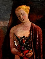Blondes Mädchen (I), 1929, Öl, WV 88 (Reproduktion)