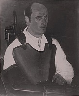 Röntgenologe Dr.Gustav Prochaska, Brünn 1931, Öl , WV 175, Tschechien