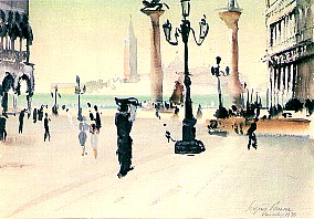 Venedig, 1936, Aquarell