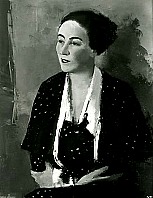 Univ. Prof. Dr. Charlotte Bühler, 1932, Öl, WV 197